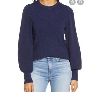 Halogen navy peacoat sweater Nordstrom size medium